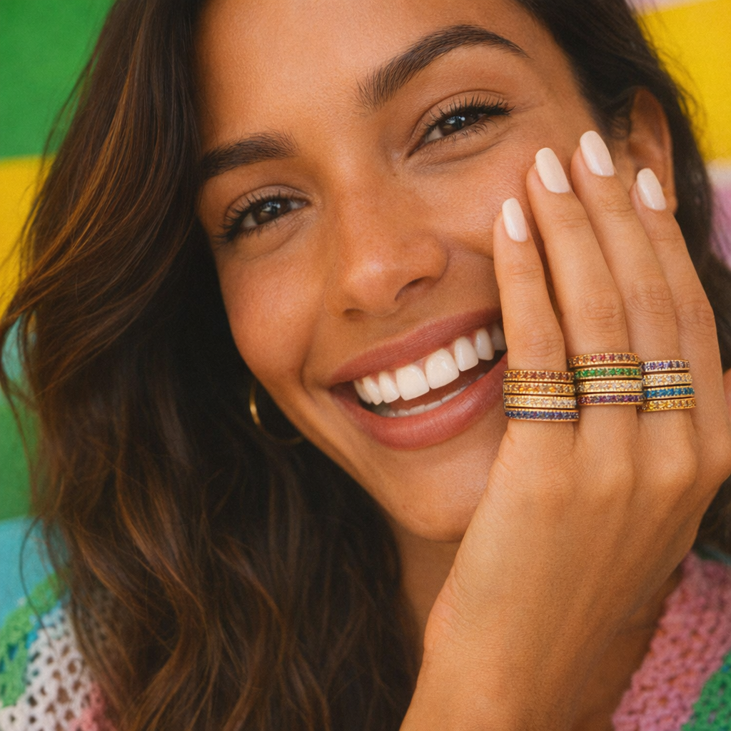 Starlight Birthstone Rings